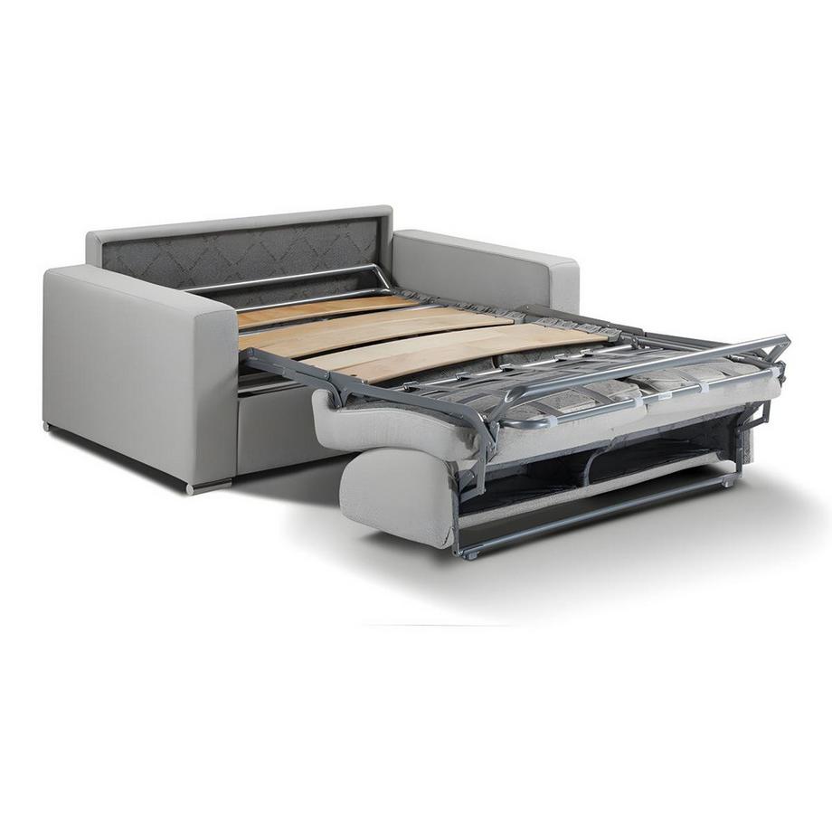 LINEA SOFA Schlafsofa 2Sitzer Stoff CALITO Liegefläche Matratzen  