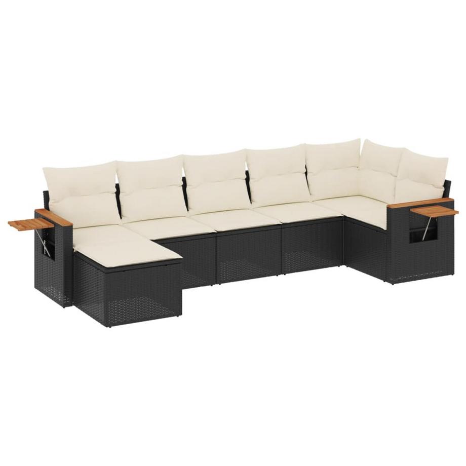set divano da giardino Polirattan