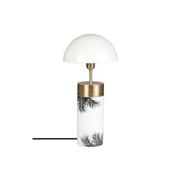 Lampe de chevet champignon style art déco AGARIC fer doré