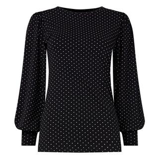 Joe Browns  Jersey-Top mit Polka-Dot-Muster 