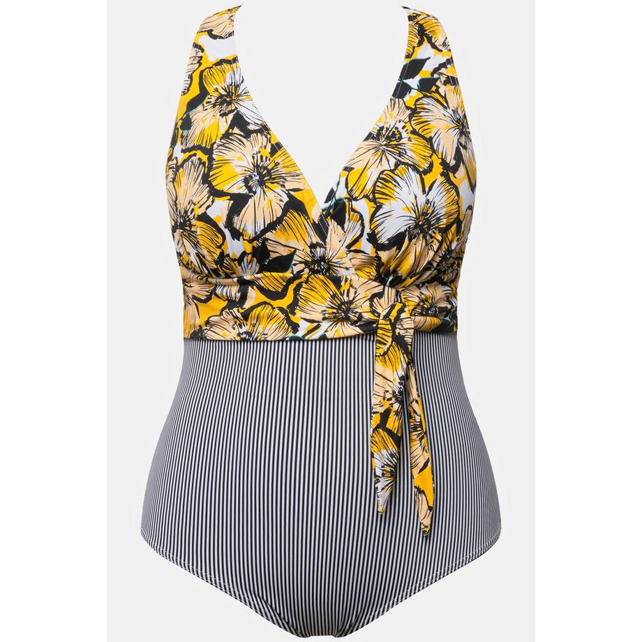 Ulla Popken Maillot de bain Nœud Coulissant Aspect Tour de Cou Bonnets Souples  