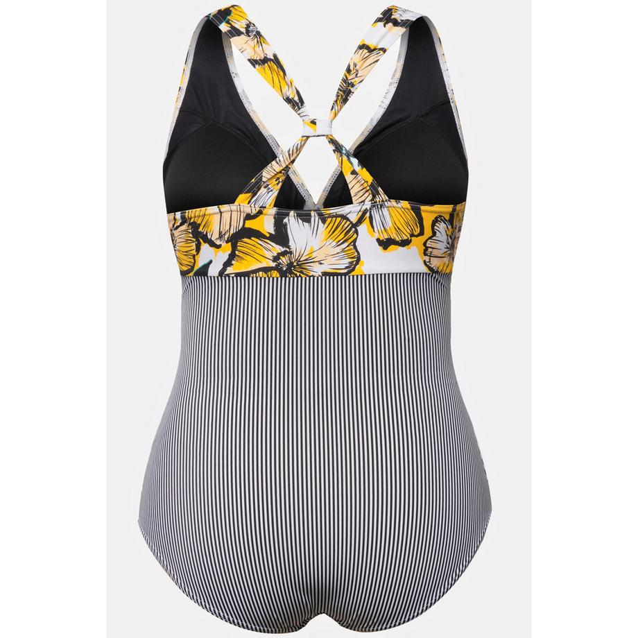 Ulla Popken Maillot de bain Nœud Coulissant Aspect Tour de Cou Bonnets Souples  