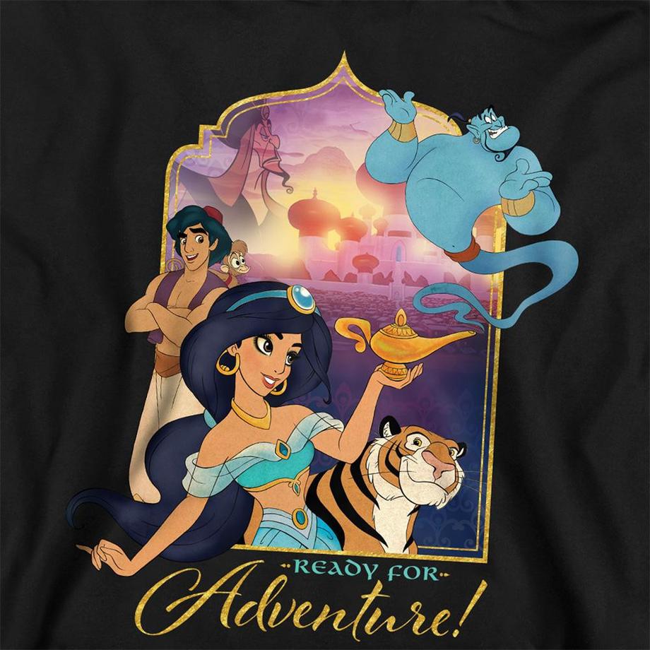 Aladdin  Sweat À Capuche Motif Jasmine, Abu, Rajah Et Génie Ready For Adventure 