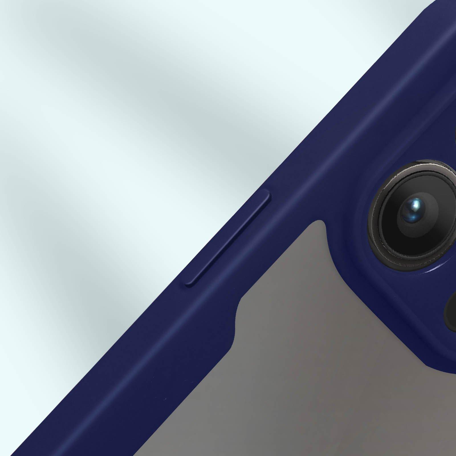 Avizar  Cover 360° iPhone 14 Pro Max blu 