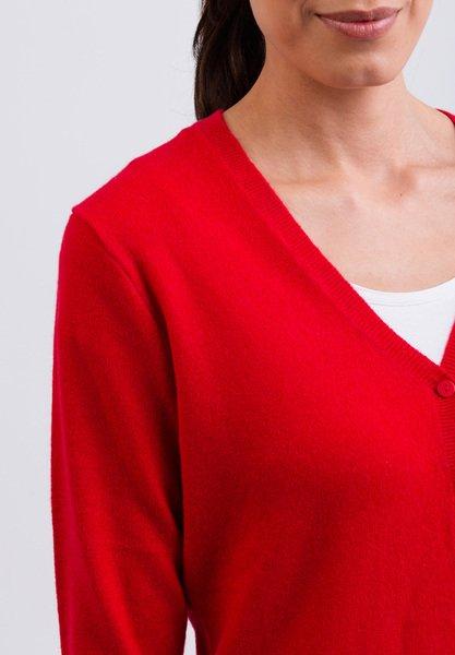 CASH-MERE.CH Kaschmir V-Ausschnitt Cardigan  