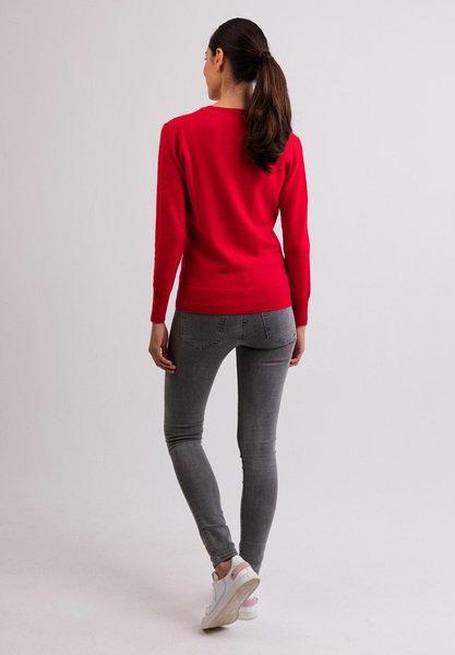 CASH-MERE.CH Kaschmir V-Ausschnitt Cardigan  