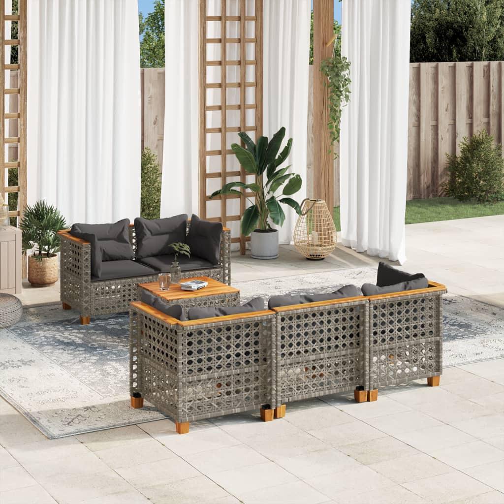 VidaXL Garten sofagarnitur poly-rattan  