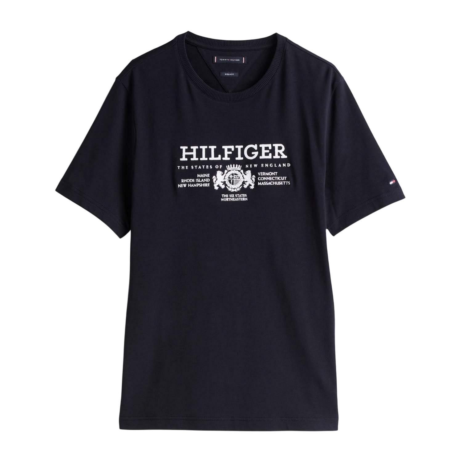 TOMMY HILFIGER T-Shirt Coupe Droite avec Imprimé Graphique  
