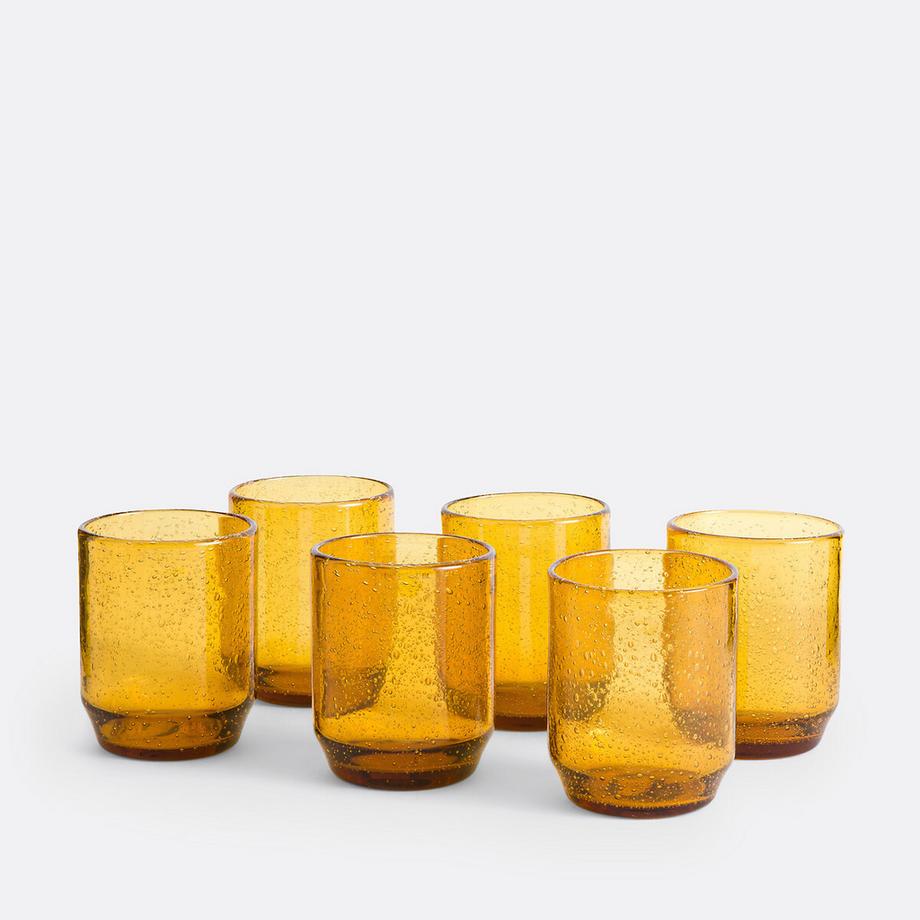 La Redoute Intérieurs  Lot de 6 verres à eau en verre bullé 