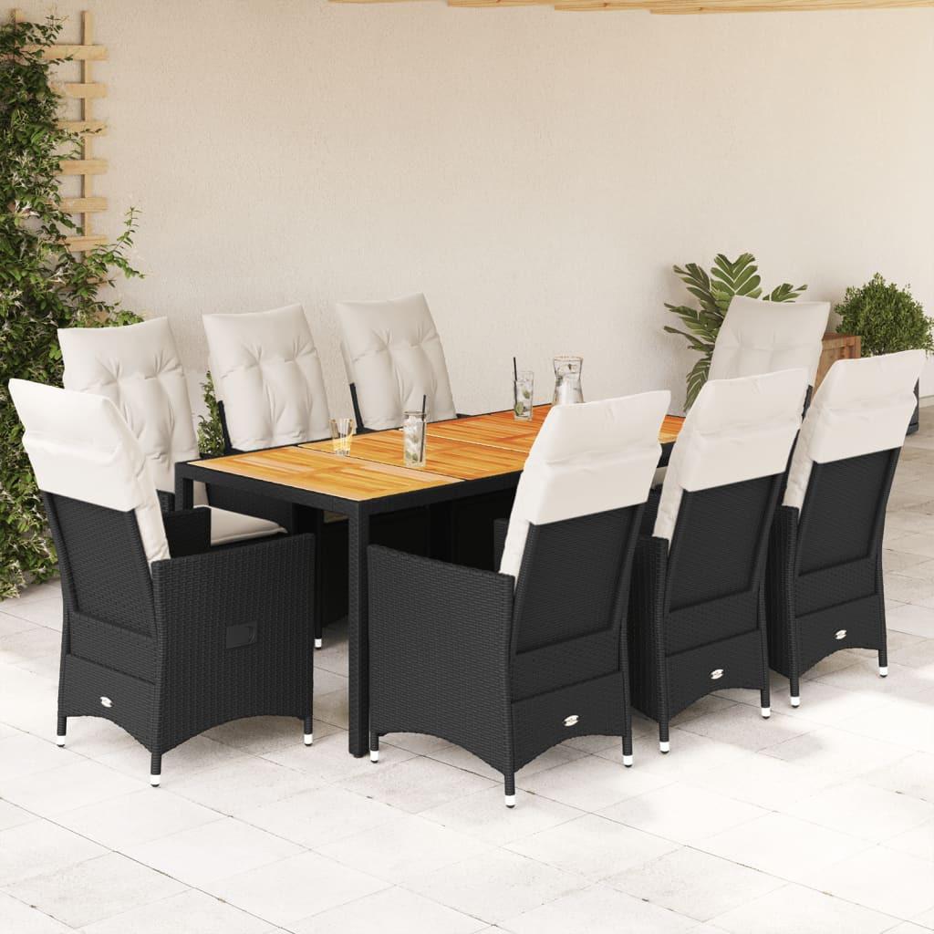 VidaXL set da pranzo da giardino Polirattan  