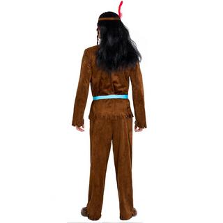 Tectake  Costume da uomo - Indiano apache Grande Bisonte 