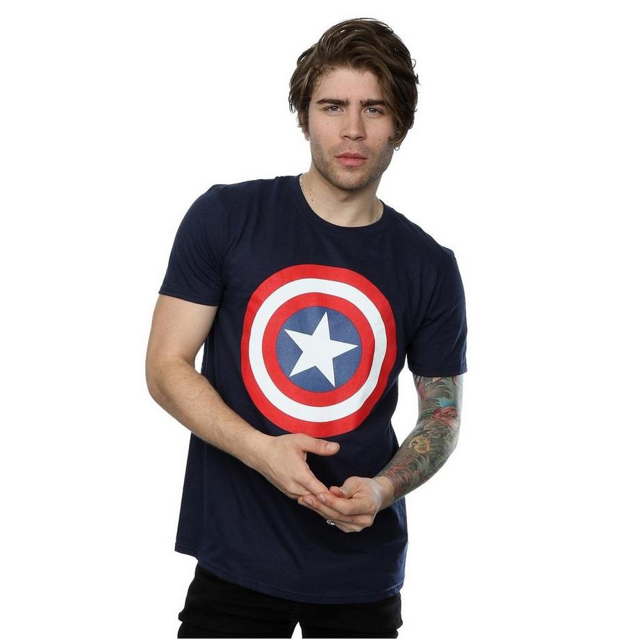 MARVEL Captain America Schild Grafikdruck T-Shirt  