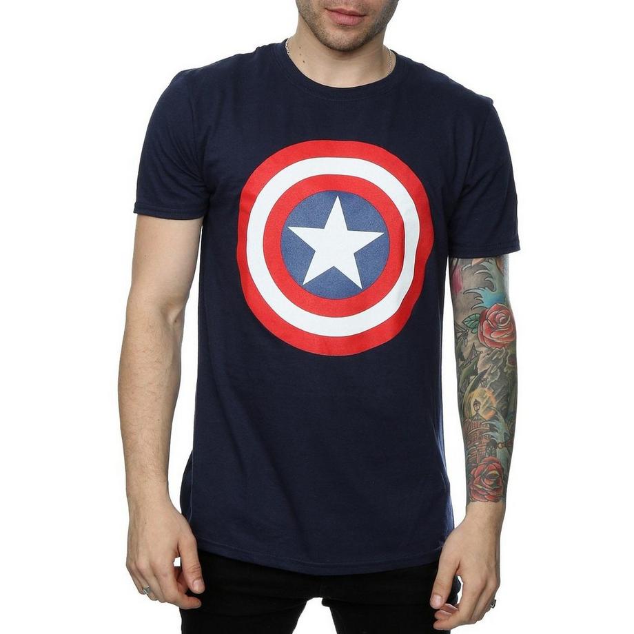 MARVEL Captain America Schild Grafikdruck T-Shirt  