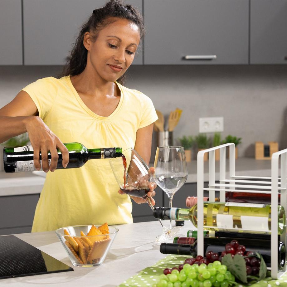 Northio Casier à vin en métal pour 9 bouteilles  