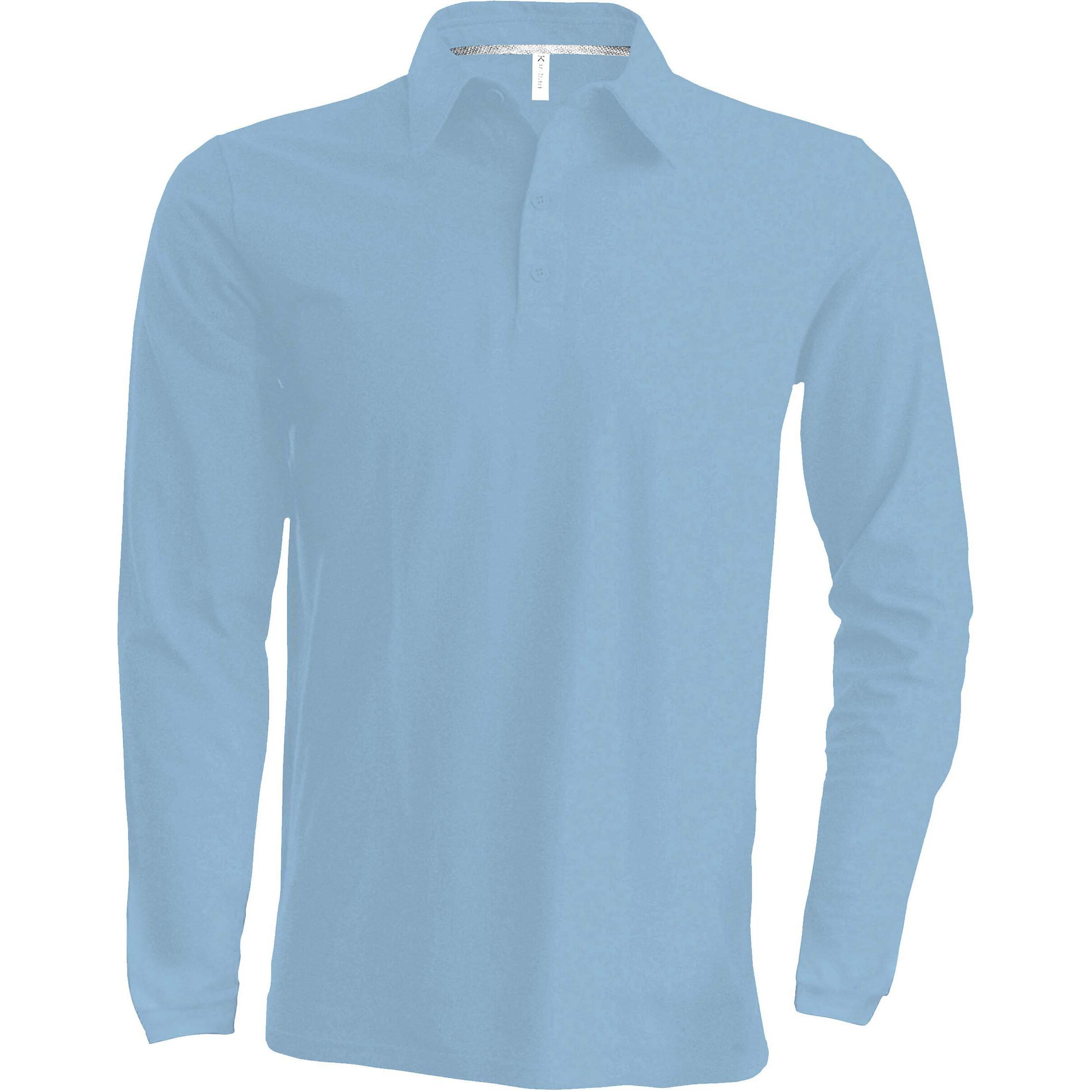 Kariban  langärmeliges polo-shirt 