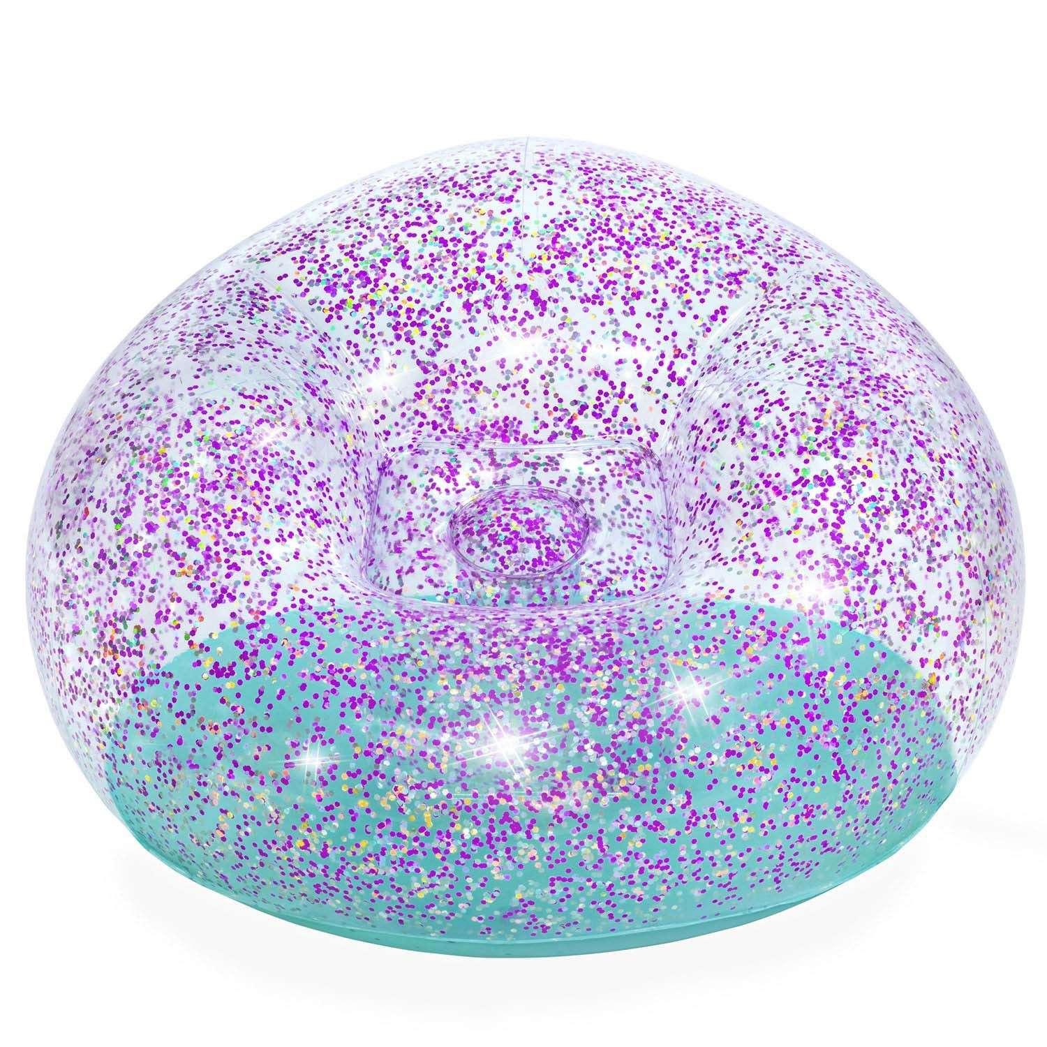 B2X Glitzer aufblasbarer Sessel  