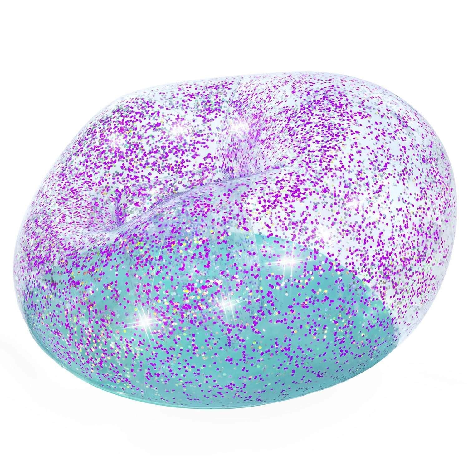 B2X Glitzer aufblasbarer Sessel  