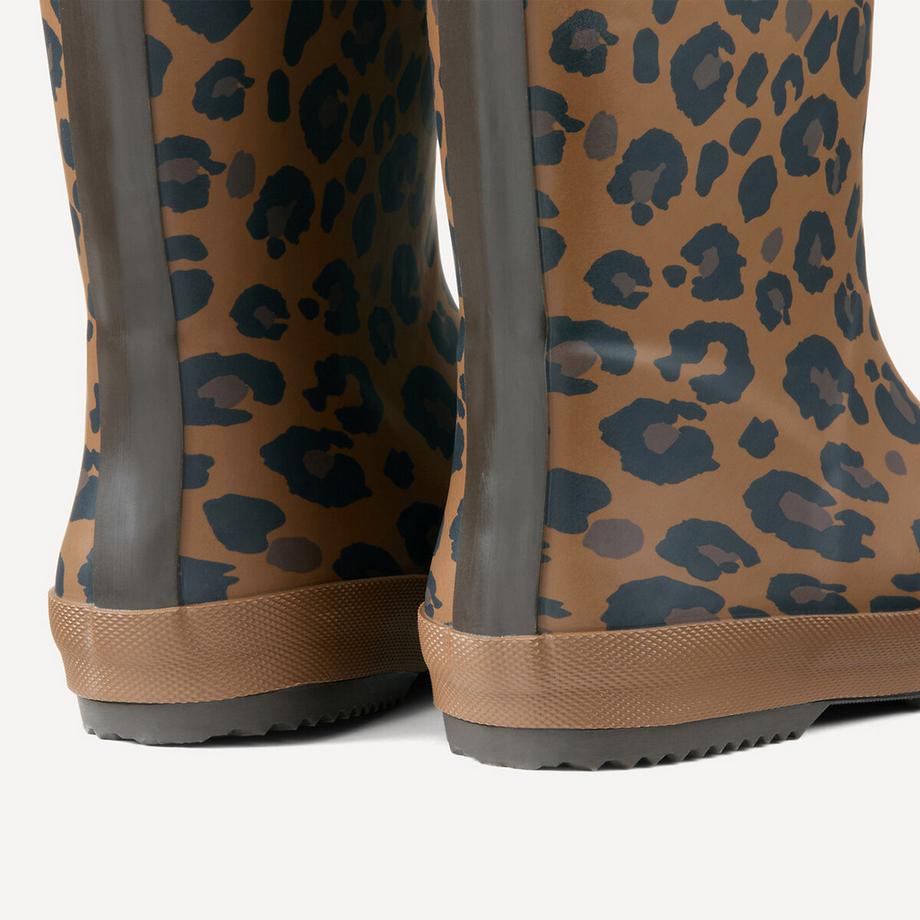 La Redoute Collections Gefütterte Regenstiefel mit Leopardenmuster  