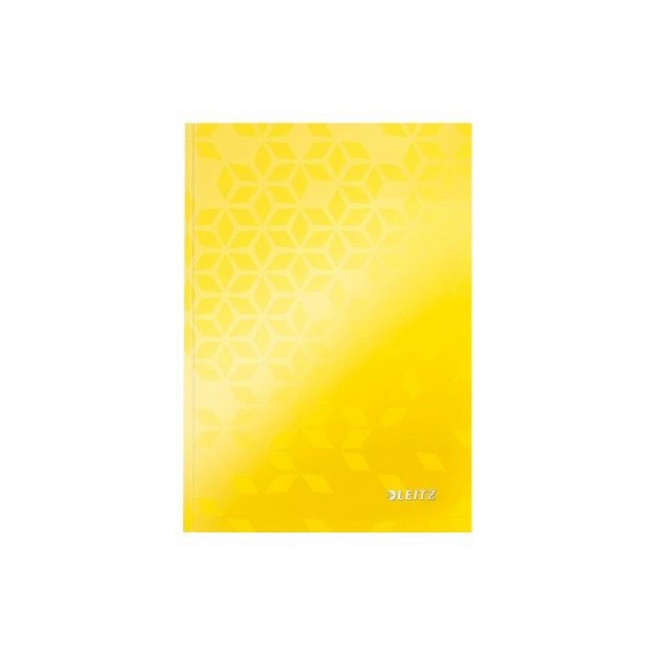LEITZ Notizbuch WOW A5 4628-10-16 kariert, 90g gelb