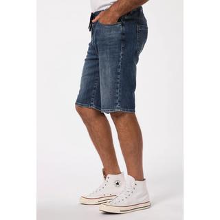 JP1880  Bermuda di jeans leggeri dal taglio dritto e moderno con cintura intera, fino alla tg 8XL 