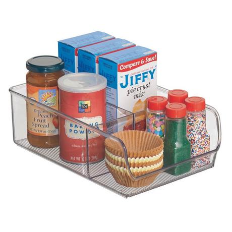 iDesign LINUS   Aufbewahrungsbehälter KLAR   3 Fächer  