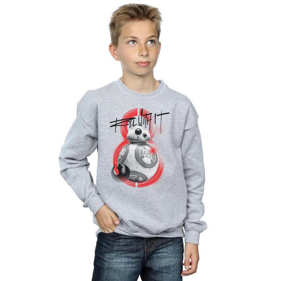 STAR WARS  The Last Jedi Roll With It Sweatshirt 
