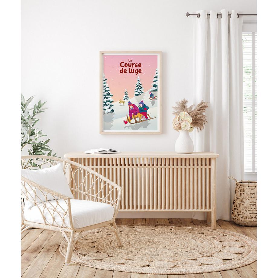 La-Jonx Course de luge - Poster  