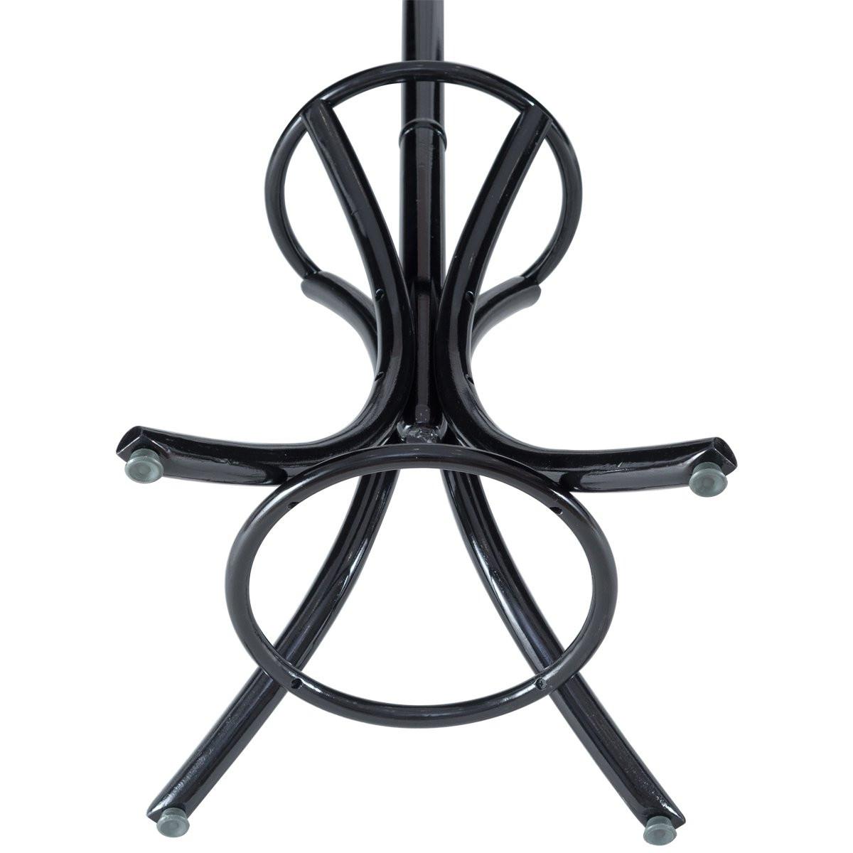 Northio Porte-manteau porte-manteau porte-veste avec porte-parapluie 12 patères-noir  