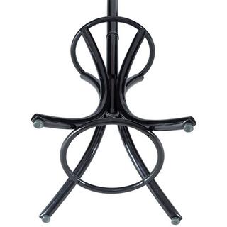 Northio Porte-manteau porte-manteau porte-veste avec porte-parapluie 12 patères-noir  