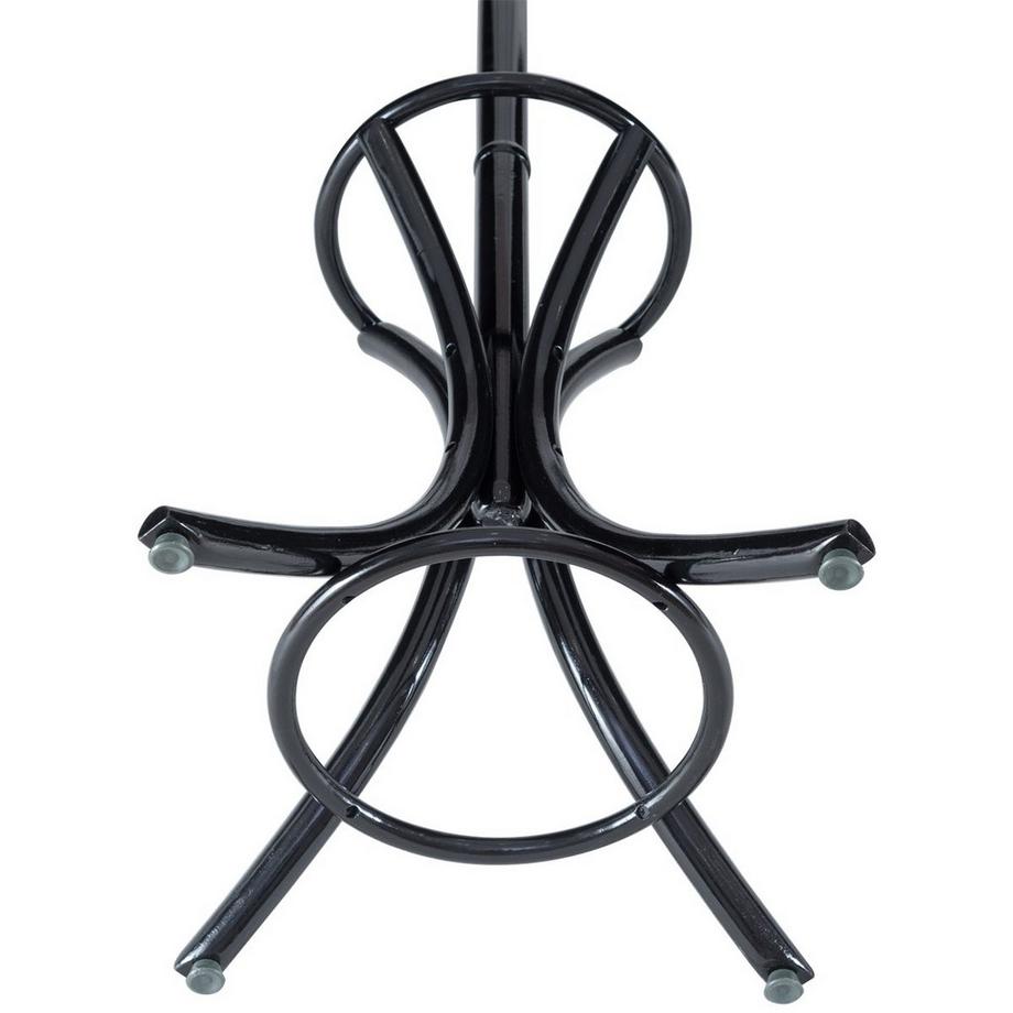 Northio Appendiabiti appendiabiti portagiacche con portaombrelli 12 ganci appendiabiti-nero  