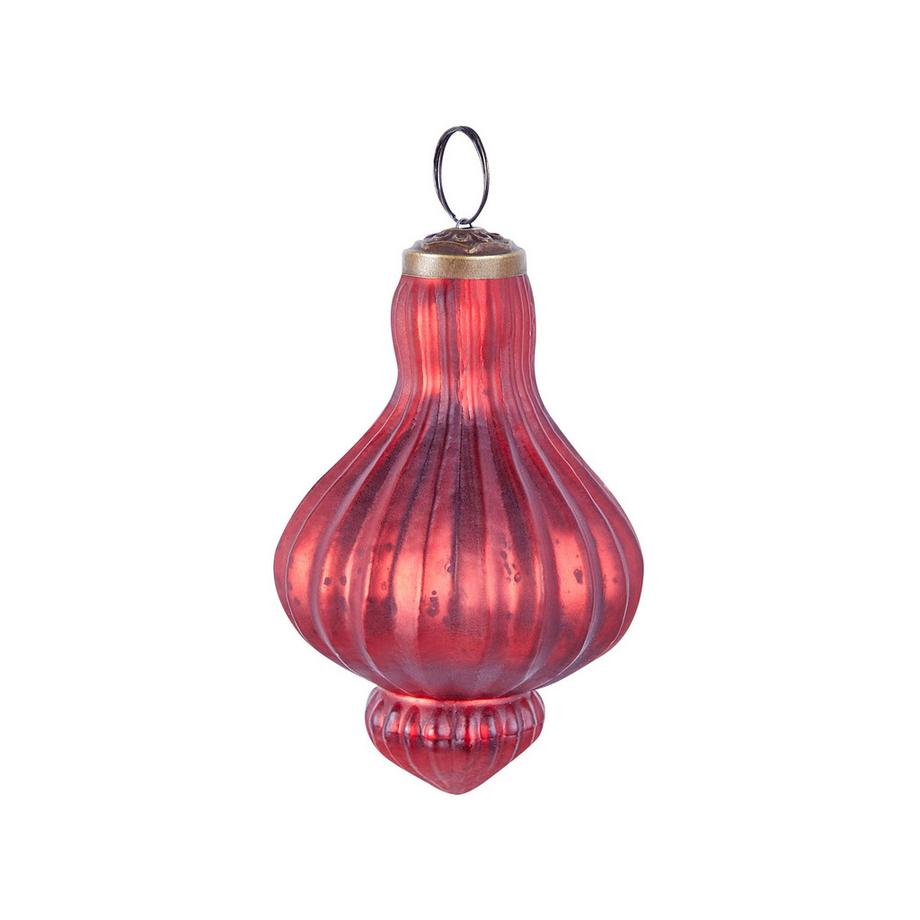 Beliani Lot de 8 boules en Verre Rustique BRILLANT  