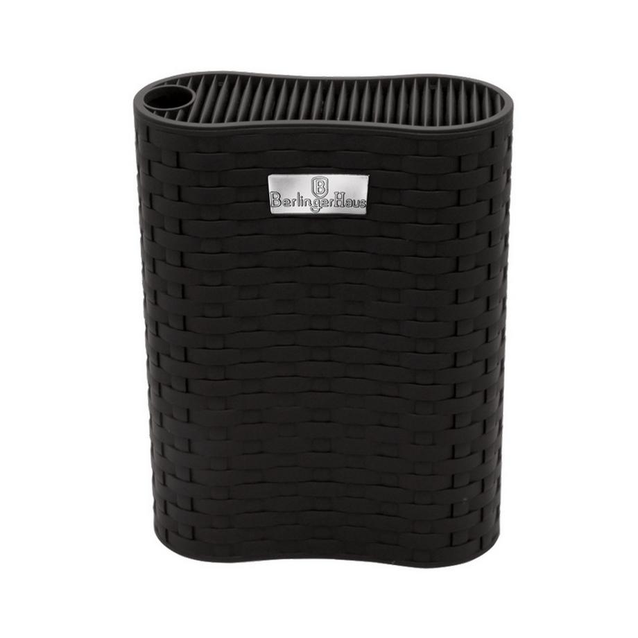 Berlinger Haus Haus 7-teiliges Messerset mit Messerblock Black Royal Collection  