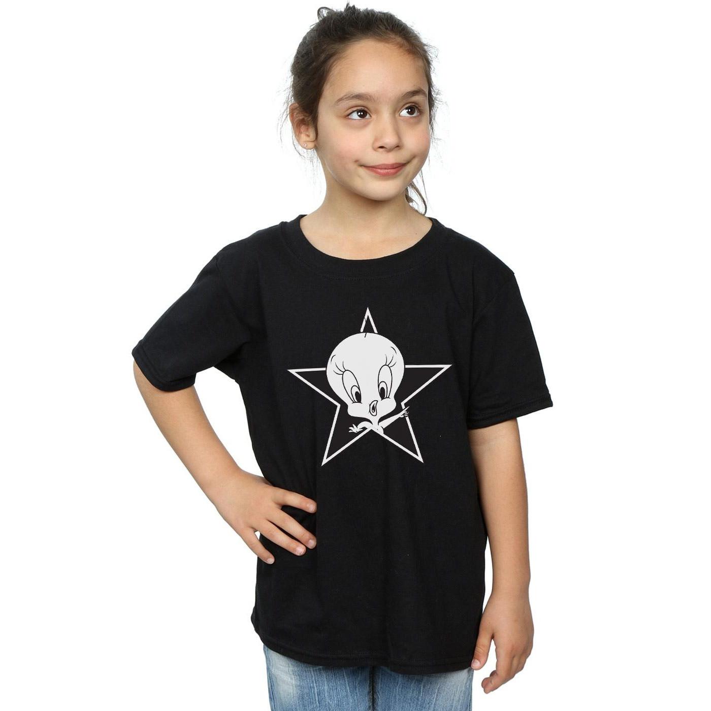 LOONEY TUNES  Tweety Pie Mono Star TShirt 