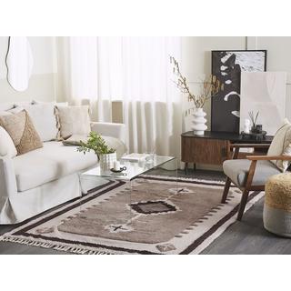 Beliani Tapis en Coton Traditionnel GEYVE  