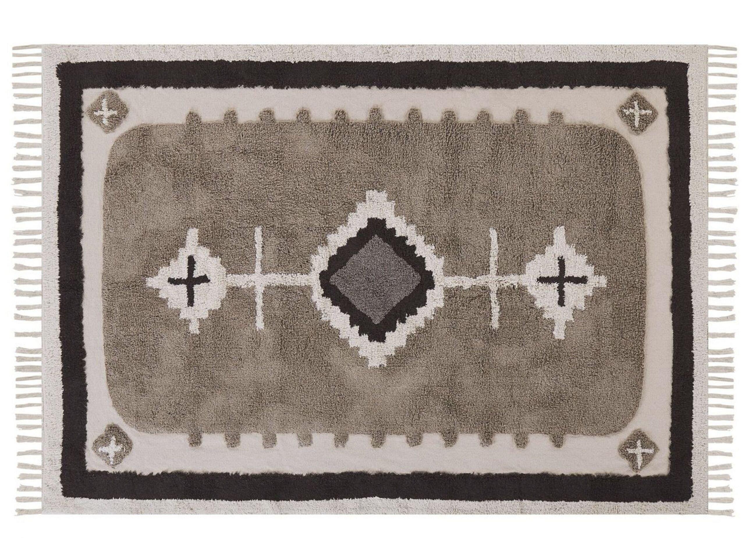 Beliani Tapis en Coton Traditionnel GEYVE  