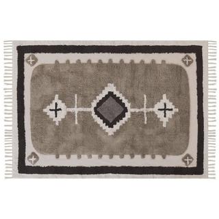 Beliani Tapis en Coton Traditionnel GEYVE  