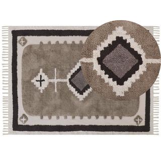 Beliani Tapis en Coton Traditionnel GEYVE  