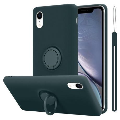 Cadorabo  Hülle für Apple iPhone XR TPU Silikon mit Ring Liquid 