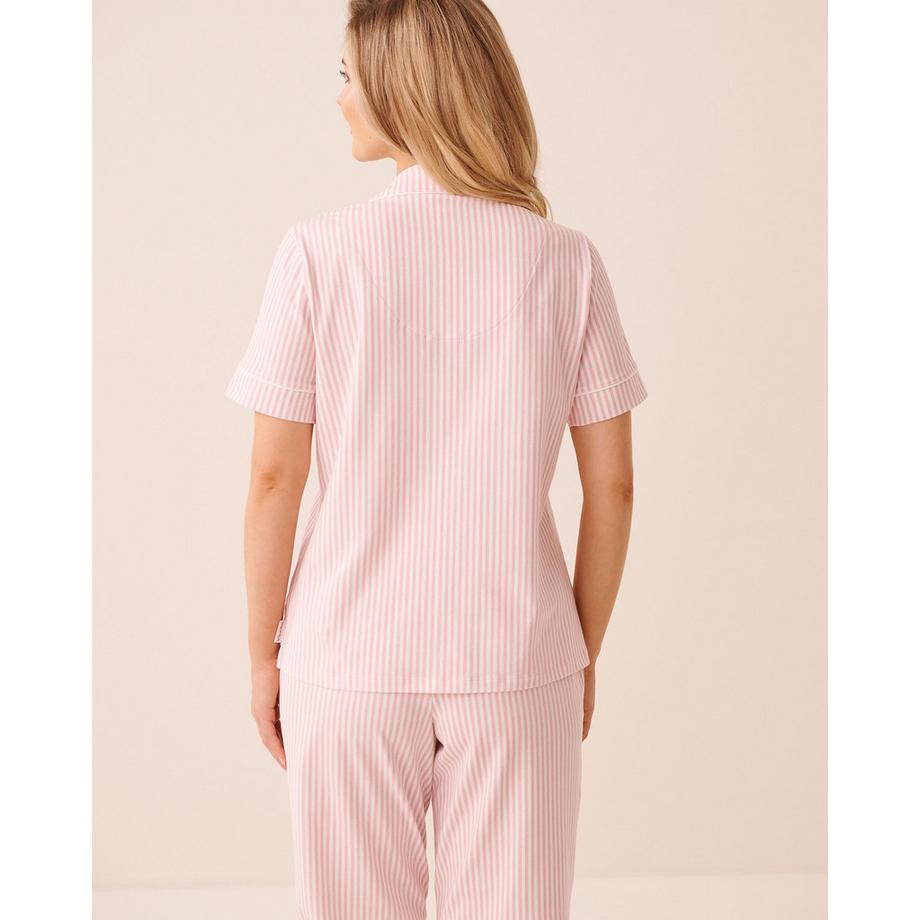 La Vie En Rose Baumwoll-Hemd mit Kurzarm  