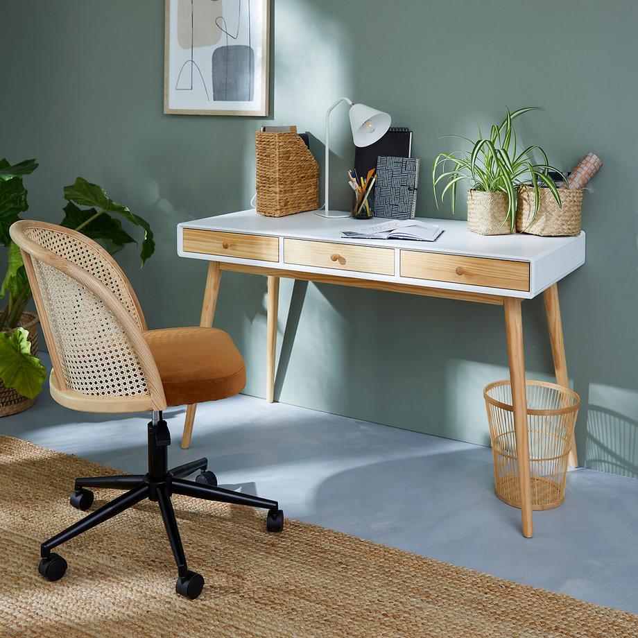 La Redoute Intérieurs Bureau 3 tiroirs  