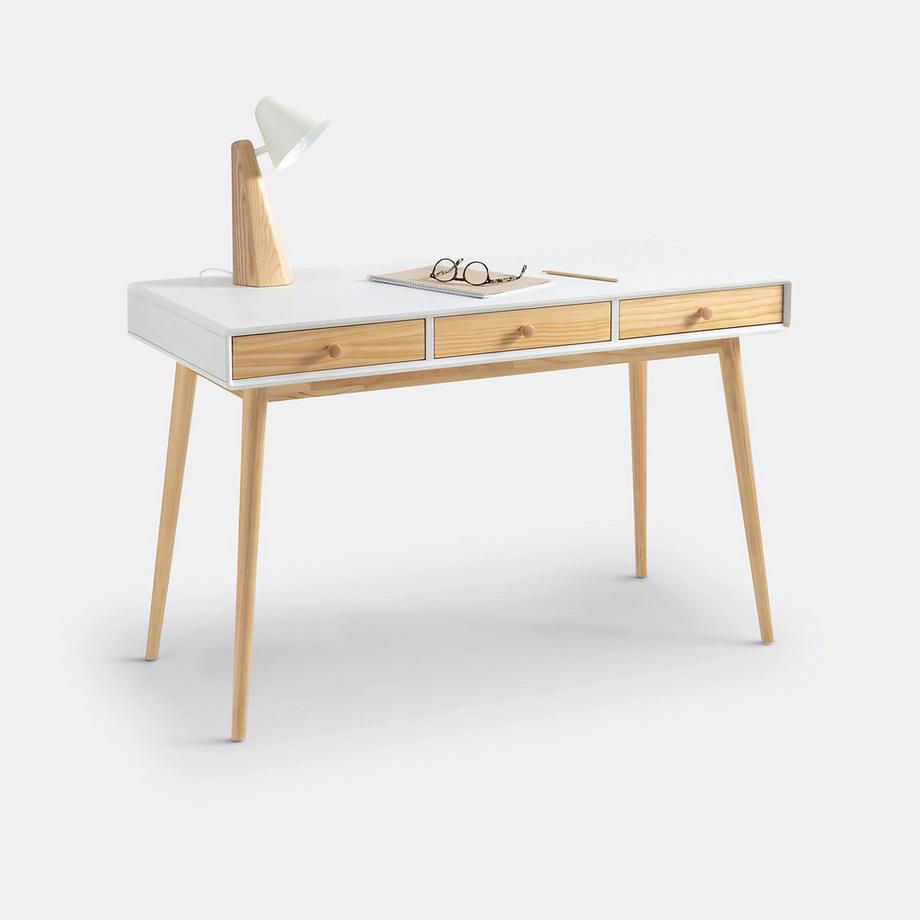 La Redoute Intérieurs Bureau 3 tiroirs  