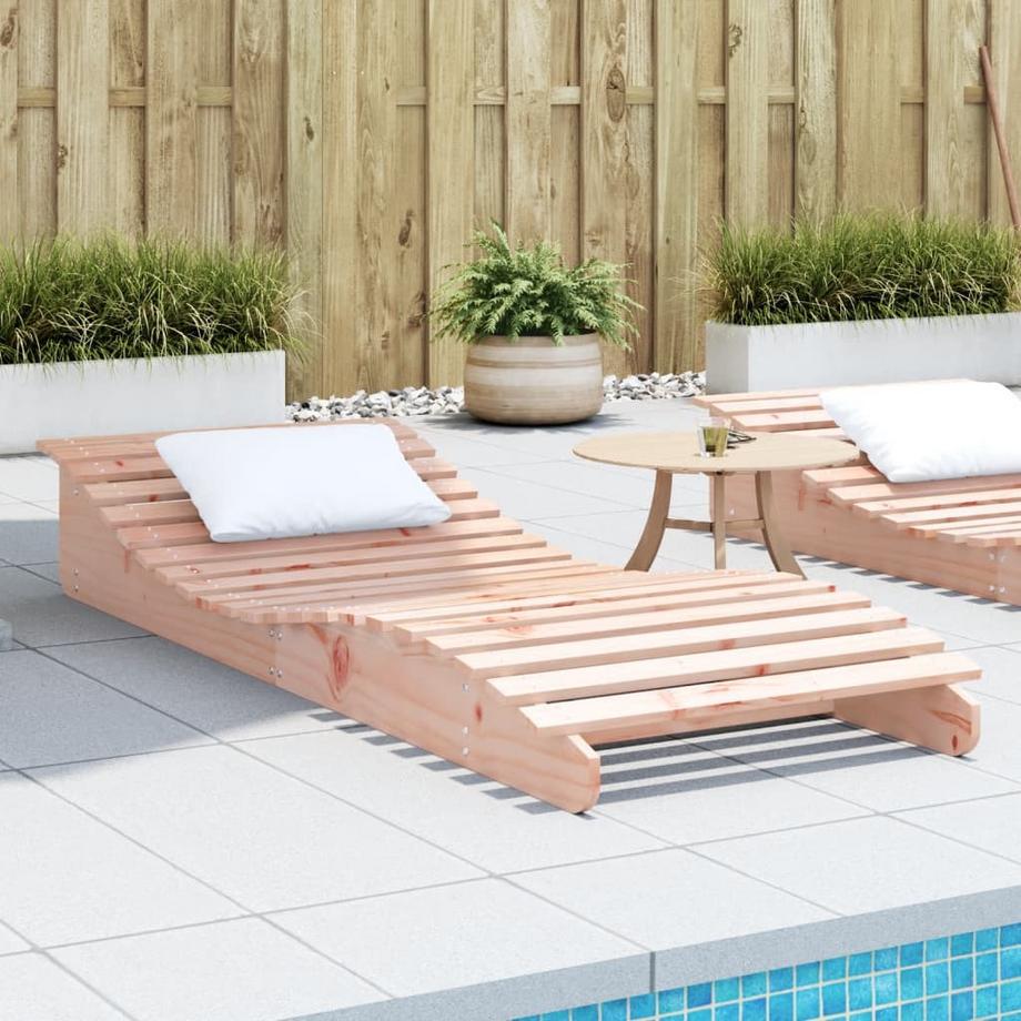 VidaXL Chaise longue bois de douglas  