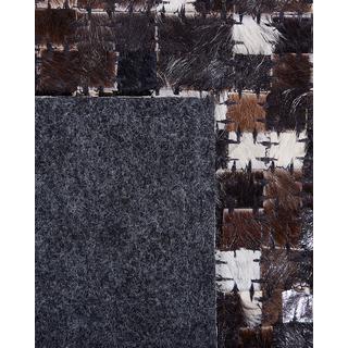 Beliani Teppich aus Kuhfell Modern AKKESE  