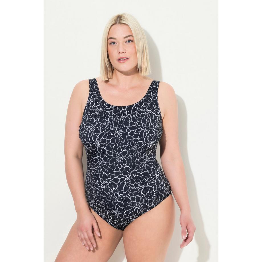 Ulla Popken Costume da bagno floreale senza coppe  