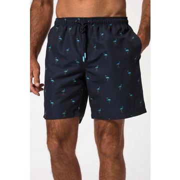 Badeshorts, Beachwear, Elastikbund, Minimal-Print