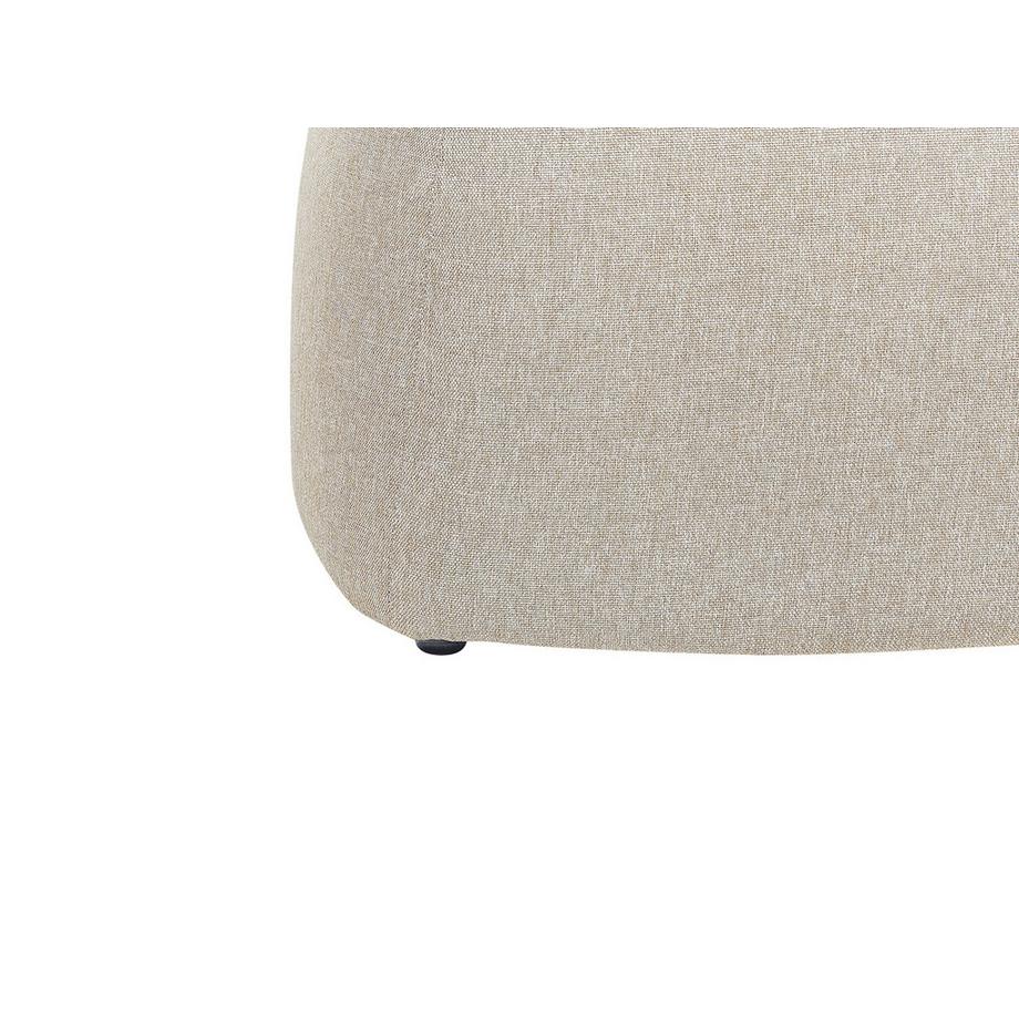 Beliani Pouf en Lino sintetico Moderno MONTEREY  