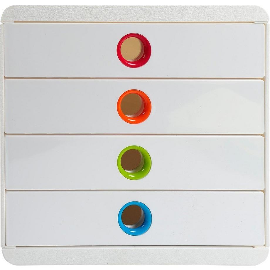 Exacompta Schubladenbox Pop-Box Weiss  