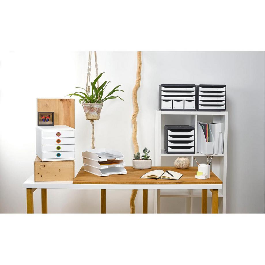 Exacompta Schubladenbox Pop-Box Weiss  