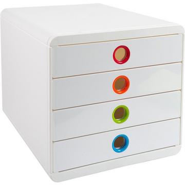 Schubladenbox Pop-Box Weiss