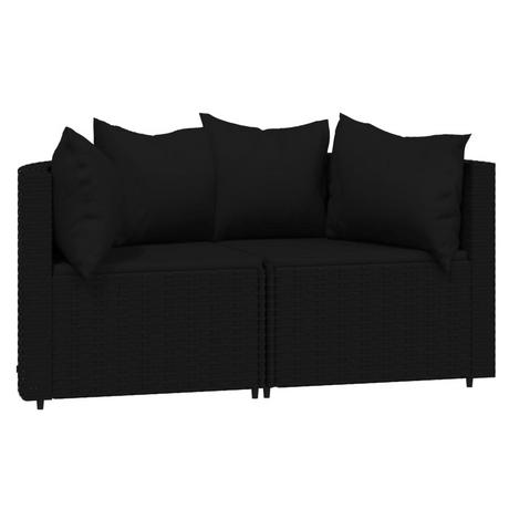 VidaXL Ecksofa poly-rattan  